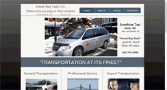 Desktop Screenshot of greatbaytaxi.com